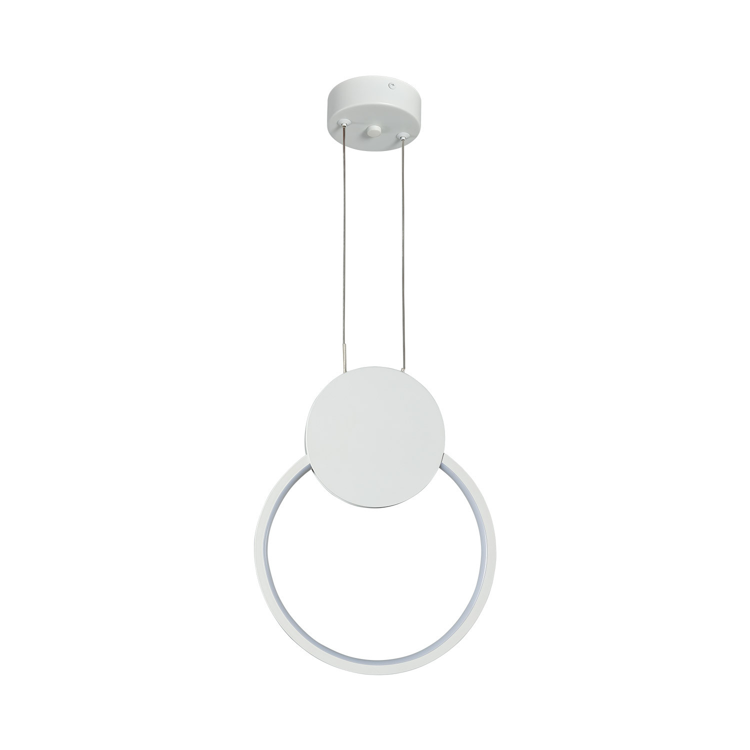 Ledkia Lámpara Colgante LED 10W Metal Stendhal Blanco