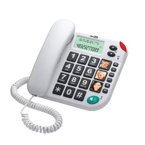 Maxcom KXT480BI - Teléfono Fijo, Color Blanco