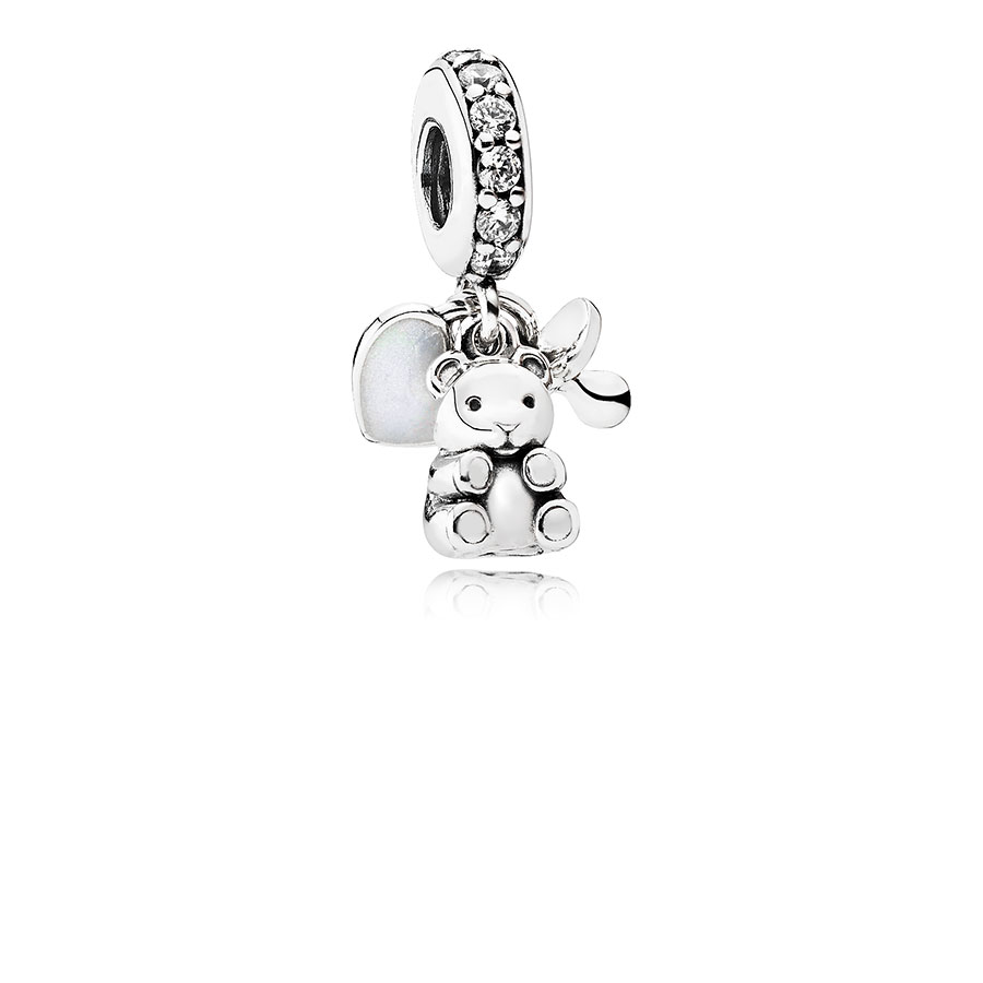 Pandora Dia de la Madre Joyería Charn colgante 792100CZ , para Mujer