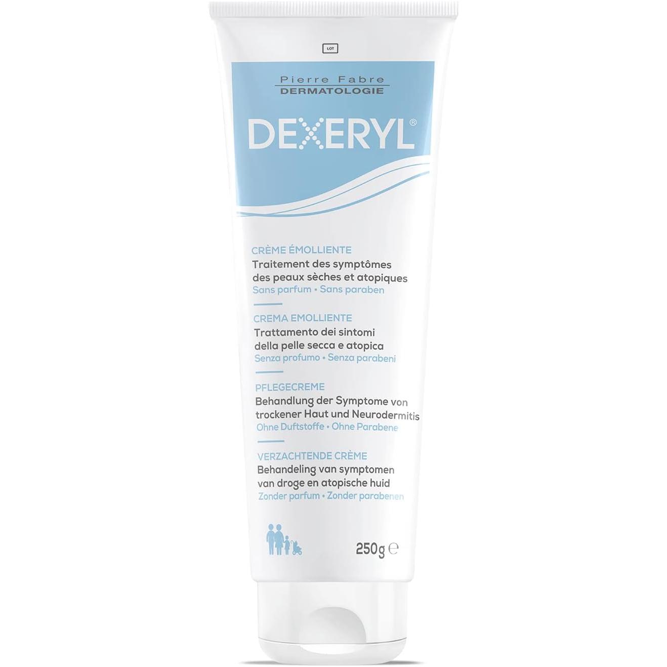 DEXERYL Crema para piel seca o dermatitis atópica, 250 g Crema