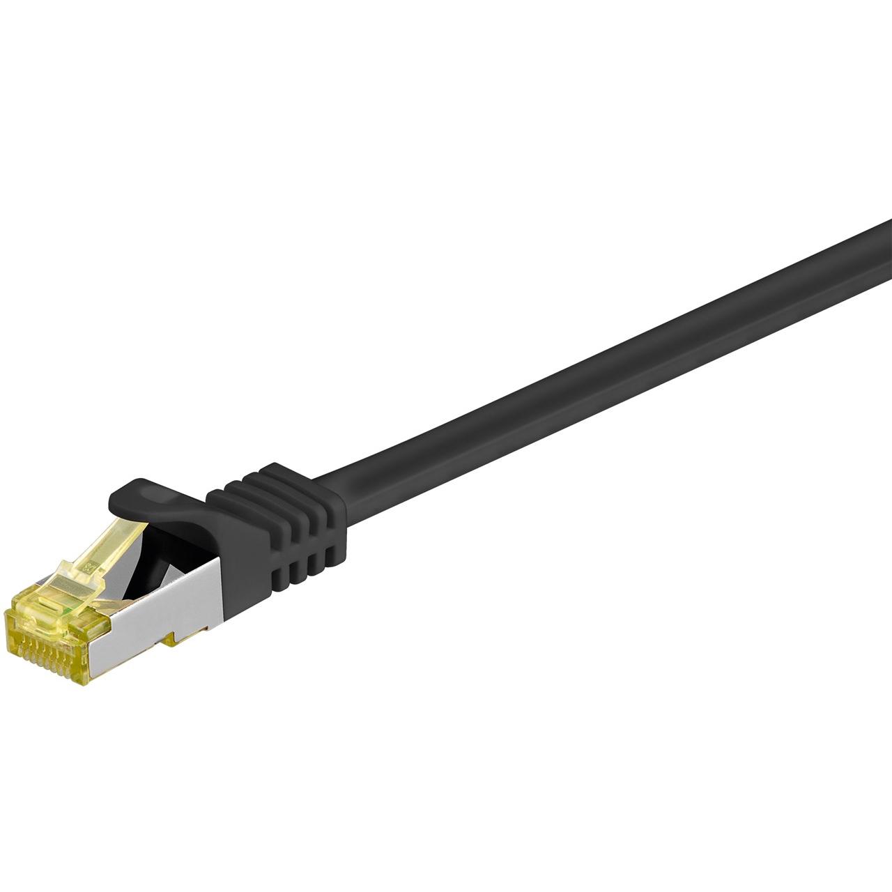 Goobay 91608 cable de red Negro 2 m Cat7 S/FTP (S-STP)