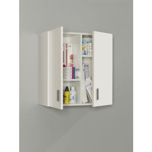 Armario FORES BRICO multiusos colgar 2 puertas blanco 005148O