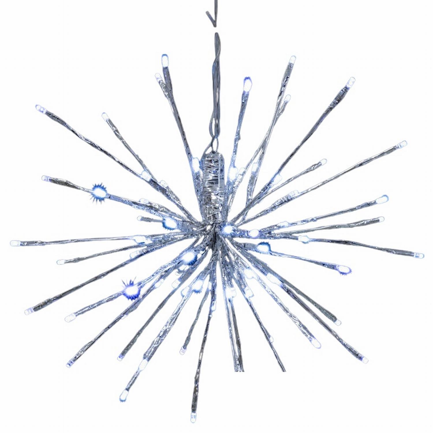 Gerimport Estrella LED Metal Blanco Frío 40 Cm Decoración Navideña Original