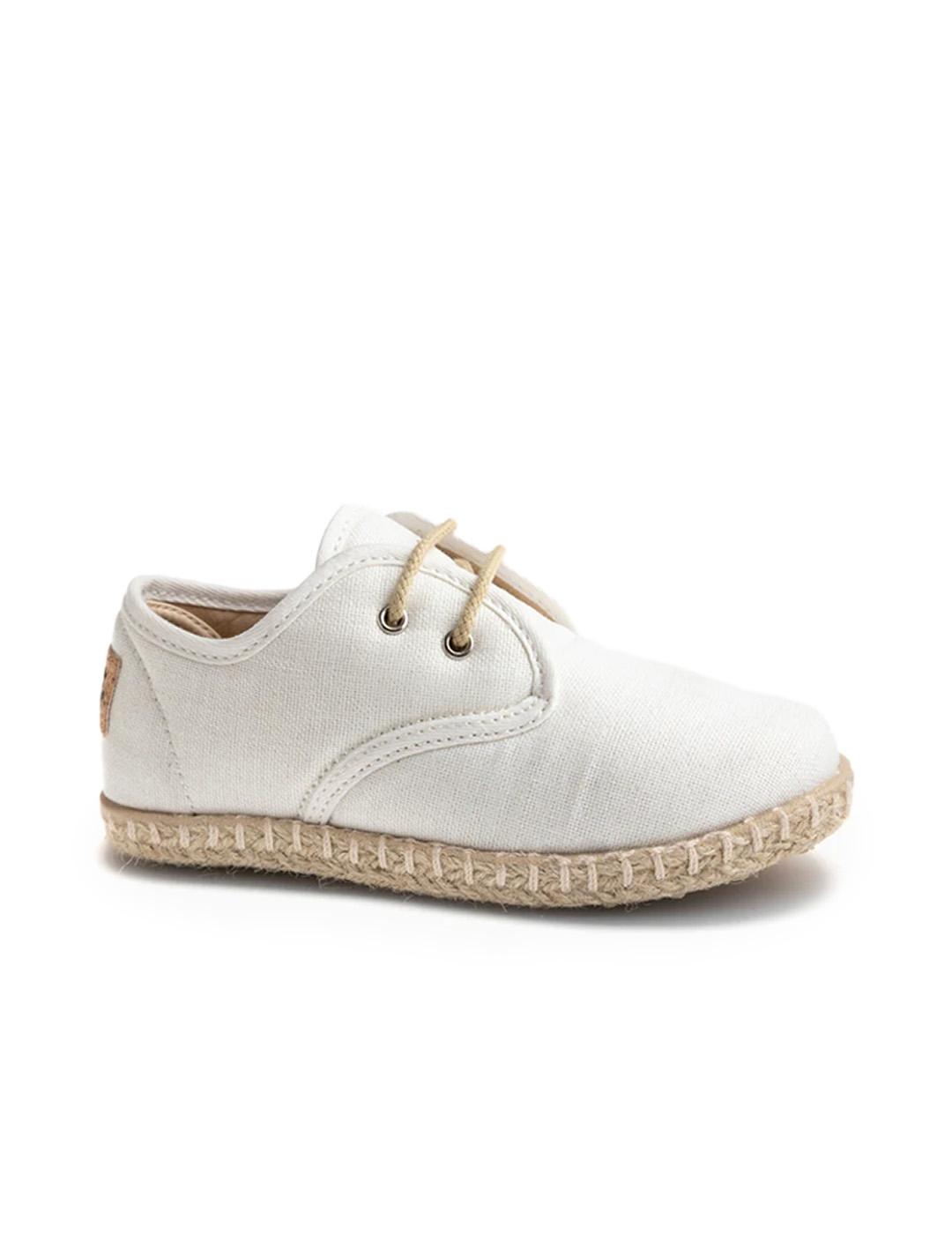 Alpargatas Yute Pablosky 610101 Blanco Niño