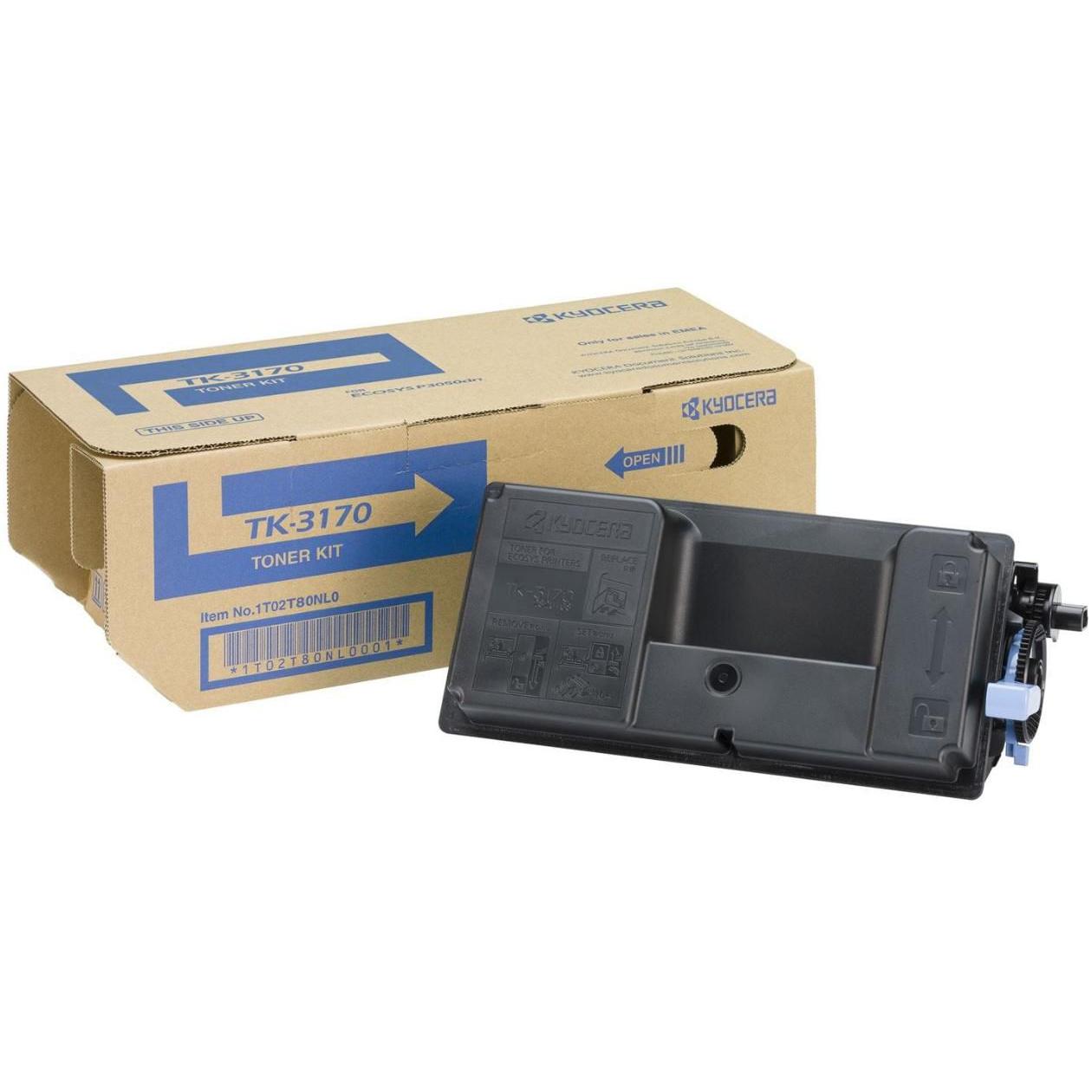 Cartucho de Tóner TK-3170 para Impresoras Láser Kyocera - Alta Calidad y Rendimiento Duradero