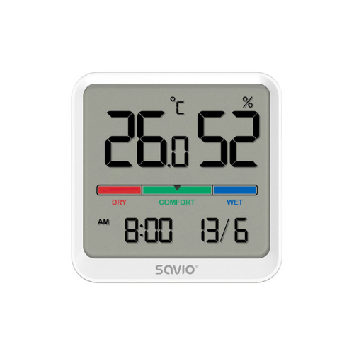 Savio CT-01/W sensor de temperatura y humedad Interior Independiente