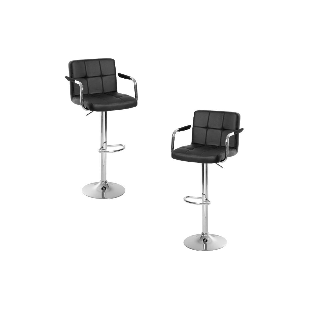 Regalos Miguel - Packs Taburetes Cocina - Pack 2 Taburetes Vapen - Negro