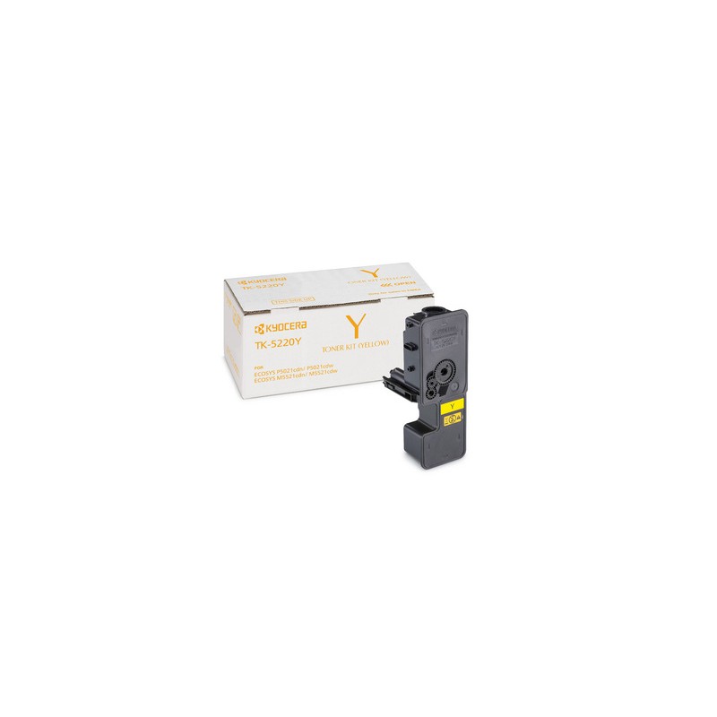 KYOCERA - TK-5220Y cartucho de tóner 1 pieza(s) Original Amarillo 1T02R9ANL1