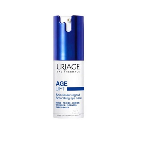 Uriage Age Lift Contorno De Ojos 15Ml - Crema Alisadora para Ojos | Firmeza Facial y Protección Ambiental