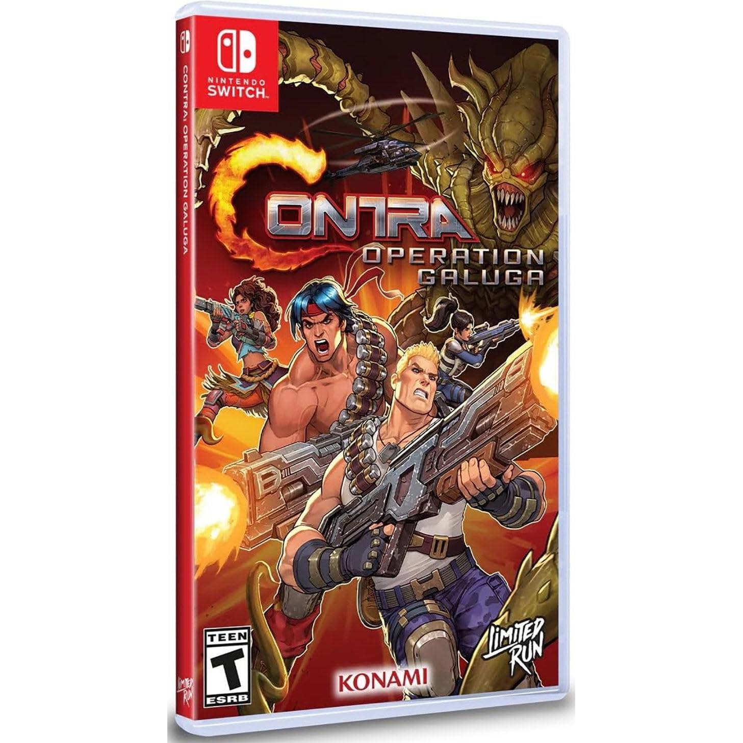 Contra Operation Galuga (Limited Run) Juego Fisico para Consola Nintendo Switch Import