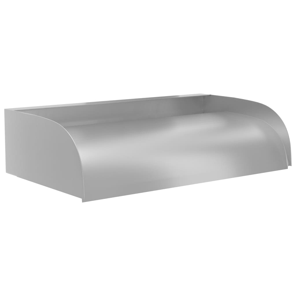 vidaXL Cascada de Jardín Acero Inoxidable Fuente de Piscina Estanque Spa Dimensiones 30 x 34 x 14 cm, 45 x 34 x 14 cm, 60 x 30 x 14 cm