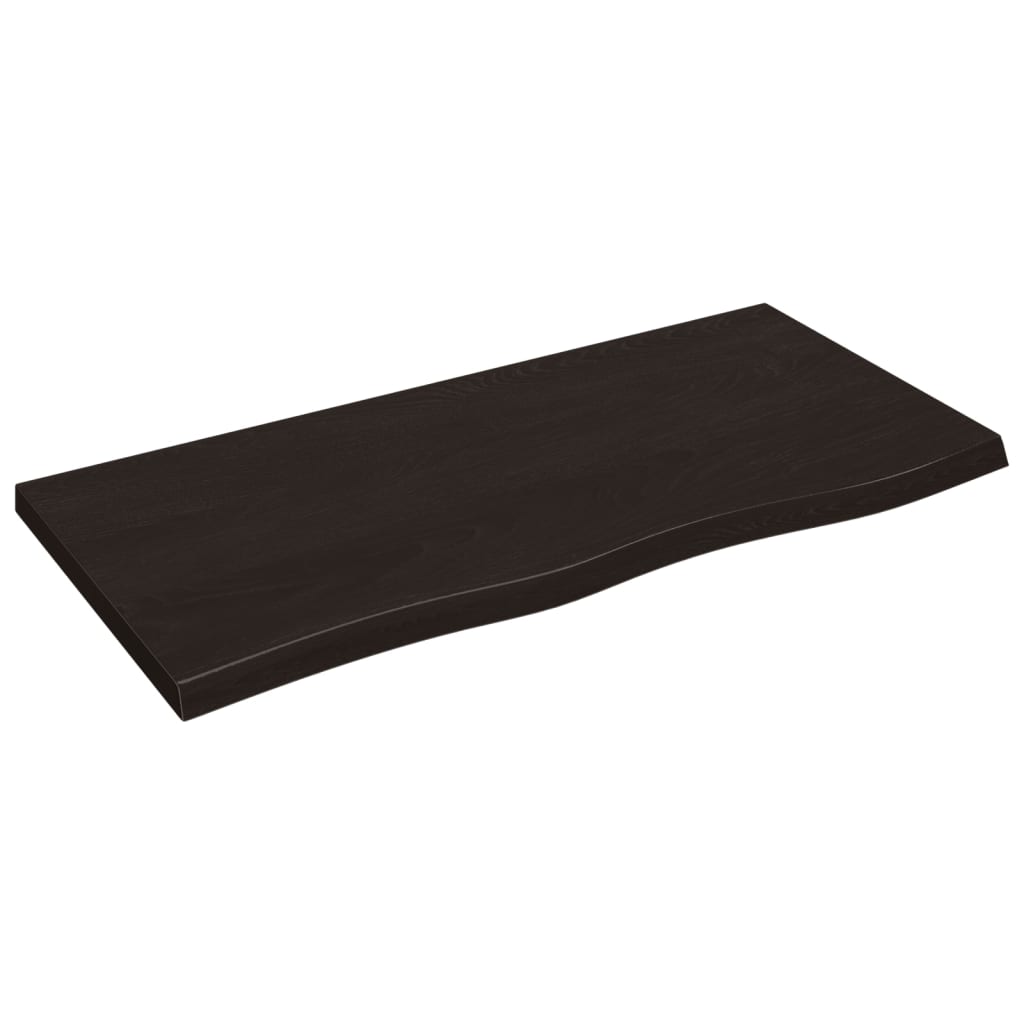 vidaXL Encimera de Baño Tablero Plegable de Mesa Madera Tratada Color Marrón claro,  Gris oscuro,  Natural y mas