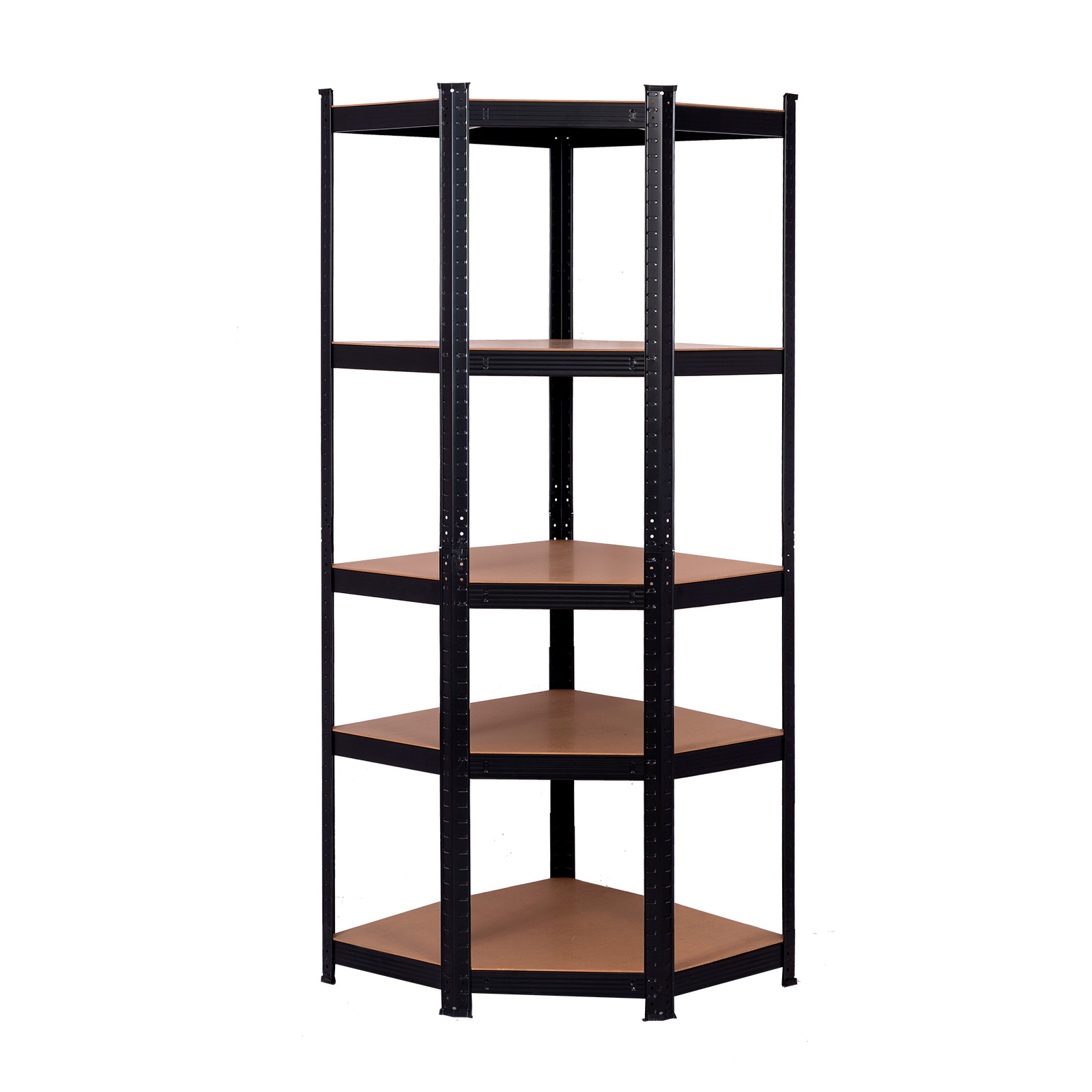 Catterhouse Estantería Metálica Catter House Hans Plus 70x40x180 Cm Negro 5 Baldas Ajustables 875 Kg