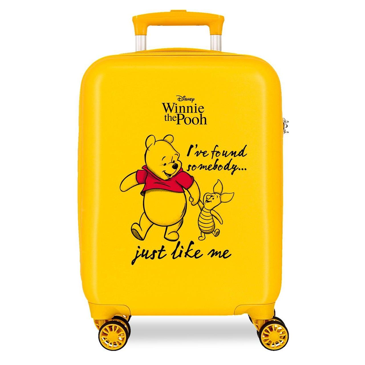 Maleta de cabina Winnie the pooh ocre 33x50x20 cm