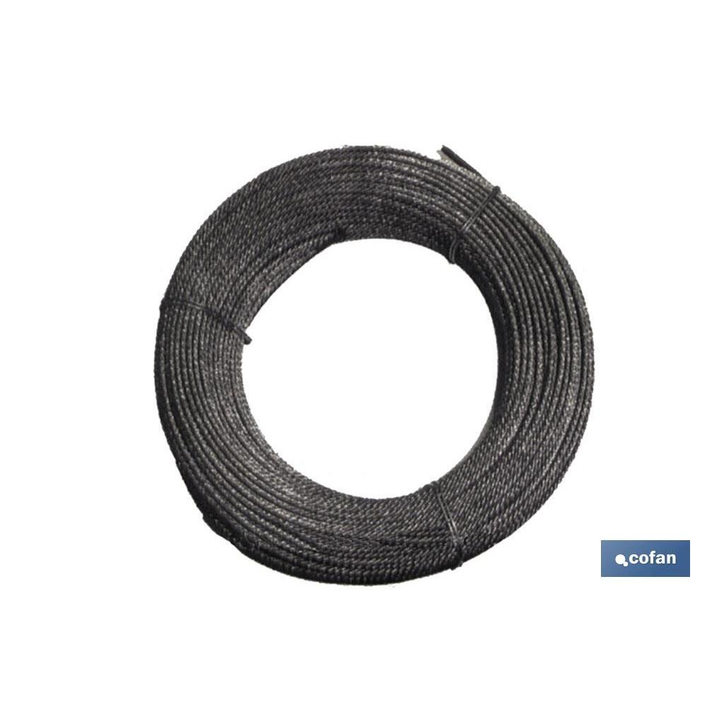 Cofan Cable Galvanizado D-1770 6x19+1 | Ideal para Eslingas de Cable