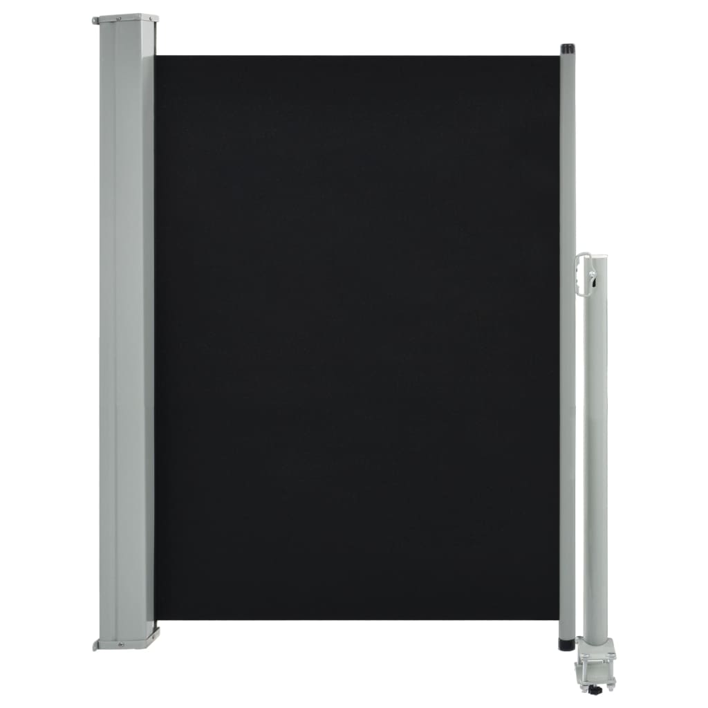 vidaXL Toldo lateral retráctil para patio 100x300 cm Color Negro, Crema, Marrón