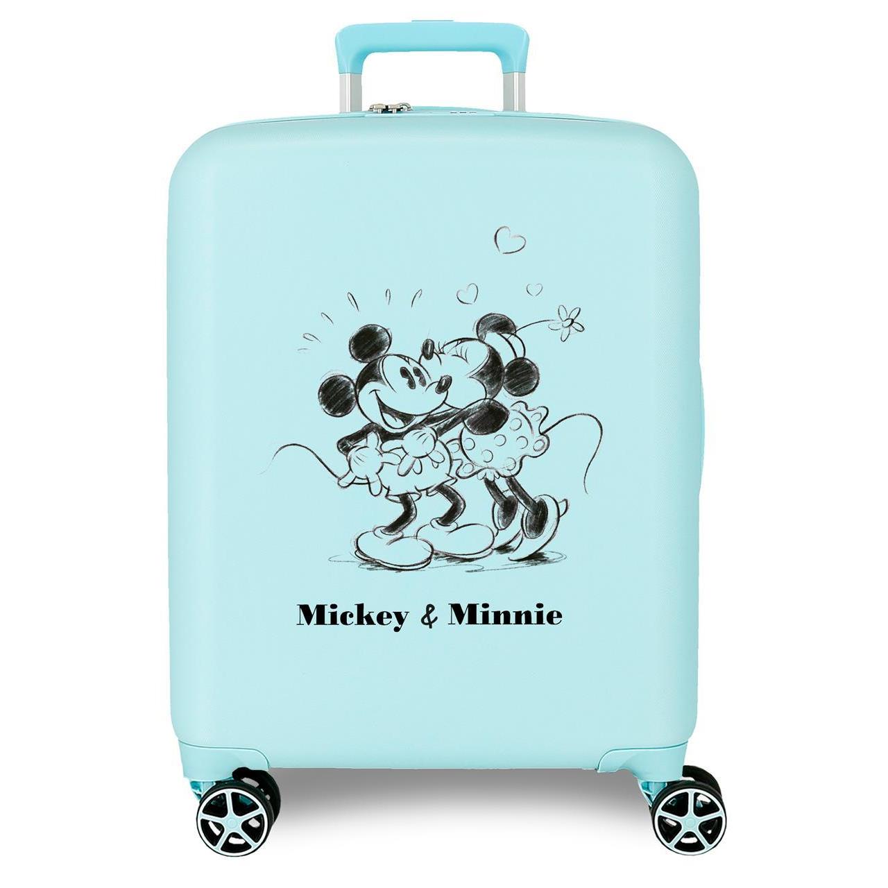 Disney  Mickey y Minnie Good Things Maleta De Cabina ABS Rígida Good 55cm