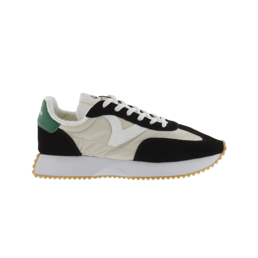 Victoria Cosmos Zapatillas de nylon con piezas de color y serraje y suela en sierra 1134100