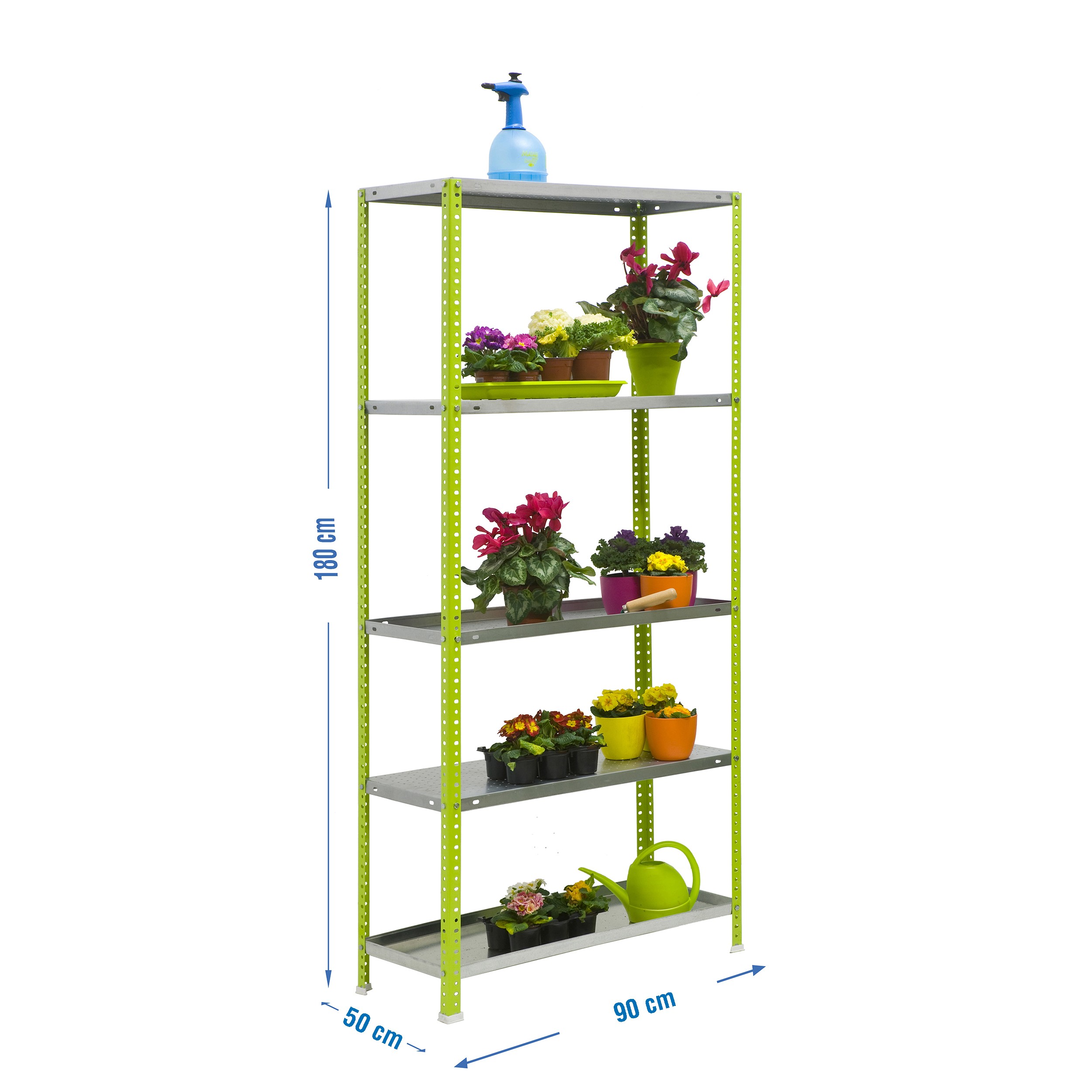 Estantería SIMONRACK Simongarden comfort 5/500 verde/galva