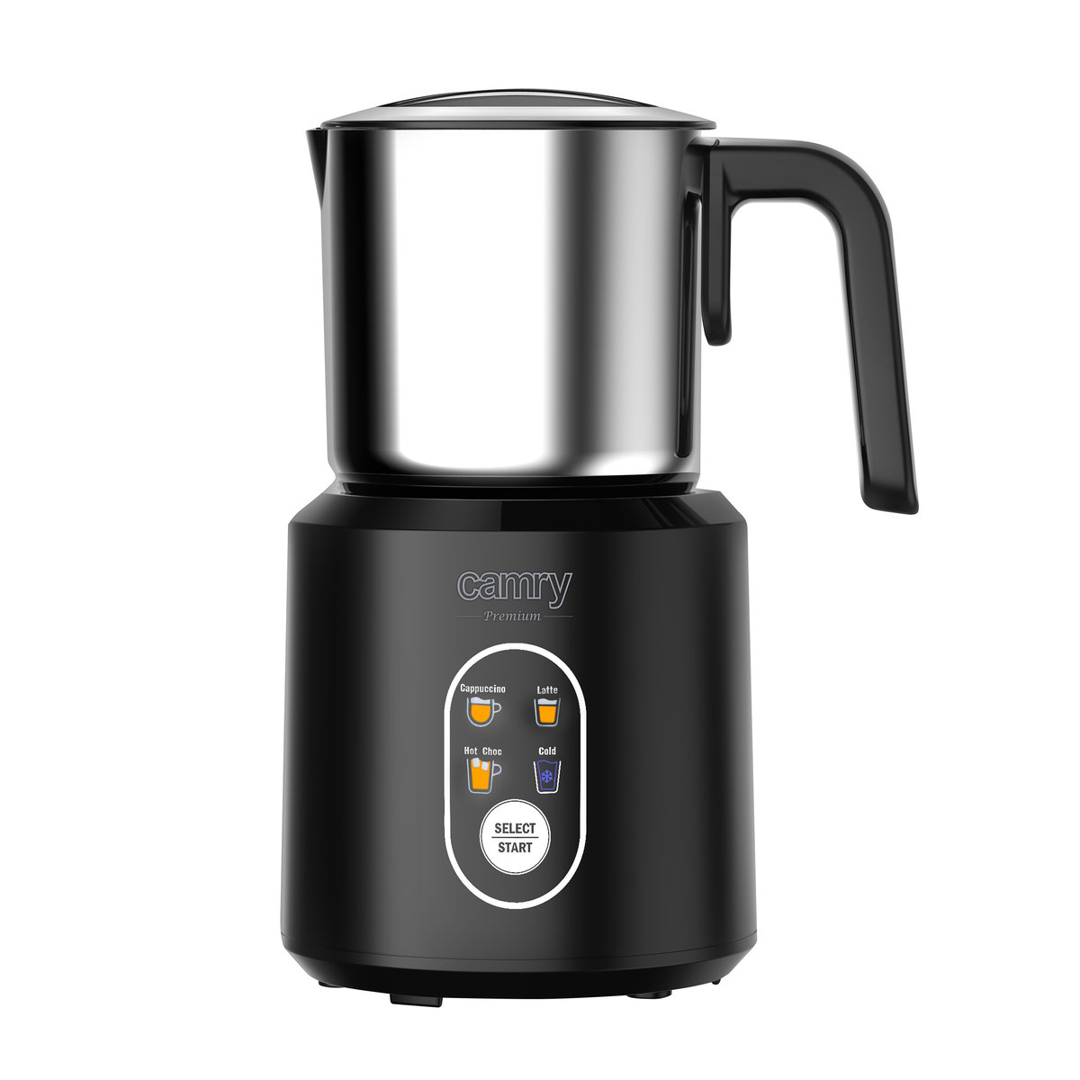 Espumador de Leche Automático Adler Camry CR4498 - Jarra Inalámbrica Acero Inoxidable - 1000W