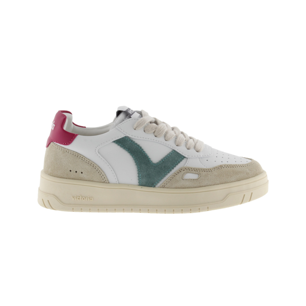 Victoria Seúl Zapatillas de efecto piel con piezas de color y serraje 1257101