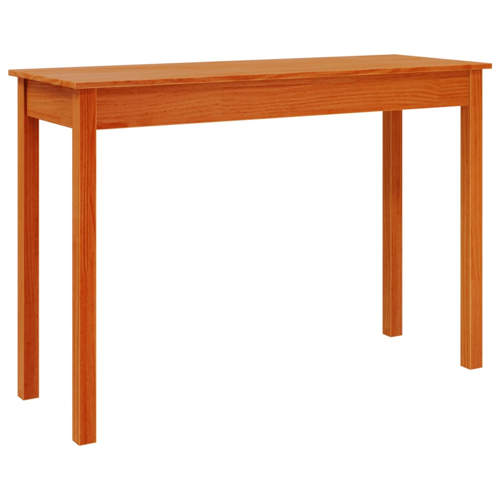 Vidaxl Mesa Consola Madera Maciza de Pino 110x40x75 Cm Natural