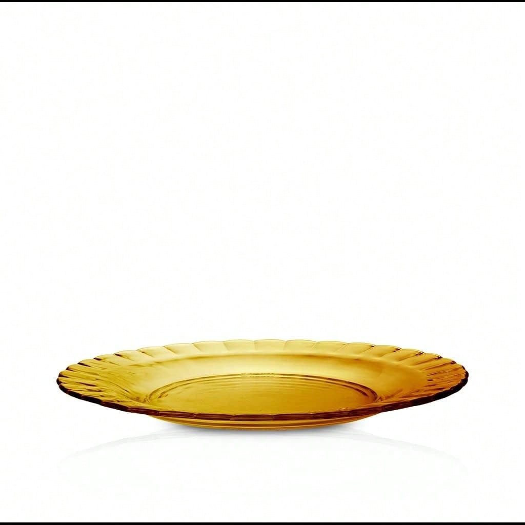 ARISE SHOP-Pack 6 Platos de Vidrio Duralex Picardie – Llanos 26 cm, Hondos 23 cm o Postre 20,5 cm, Cristal Resistente y Fácil de Limpiar, Ideal para Hogar, Eventos y Comidas Diarias