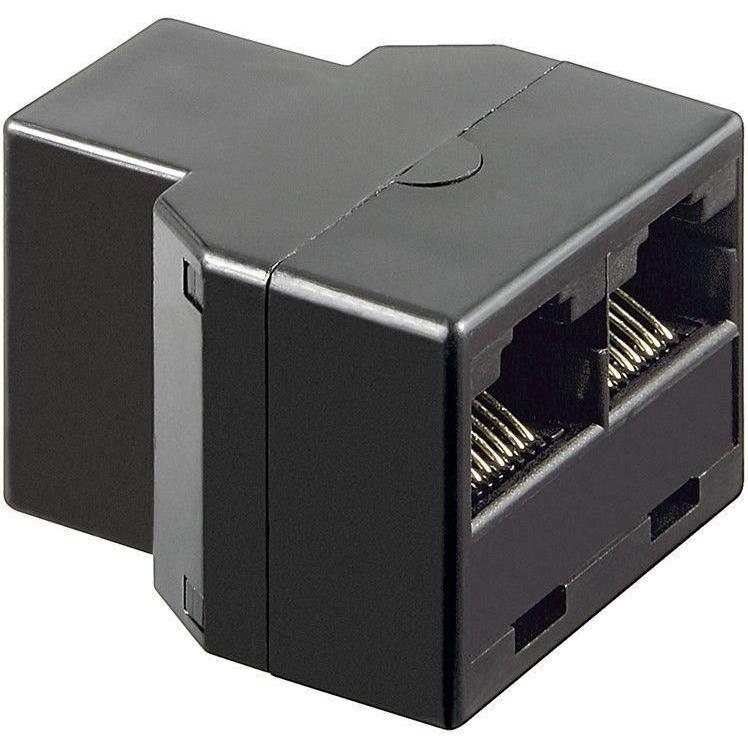 Adaptador Ethernet RJ45 Microconnect - Conexión Rápida y Doble Conexión