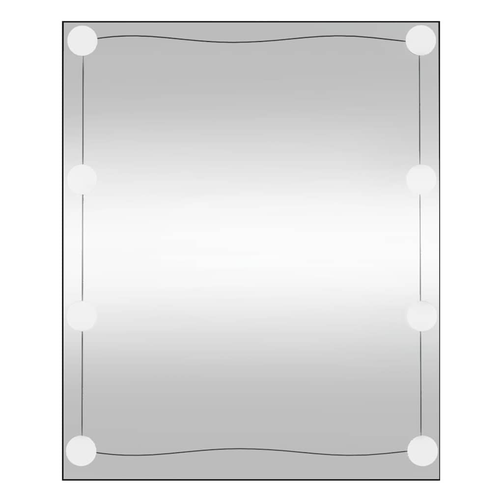 vidaXL Espejo de pared rectangular con luces LED vidrio espejo Dimensiones 40 x 60 cm,  40 x 80 cm,  50 x 60 cm y mas