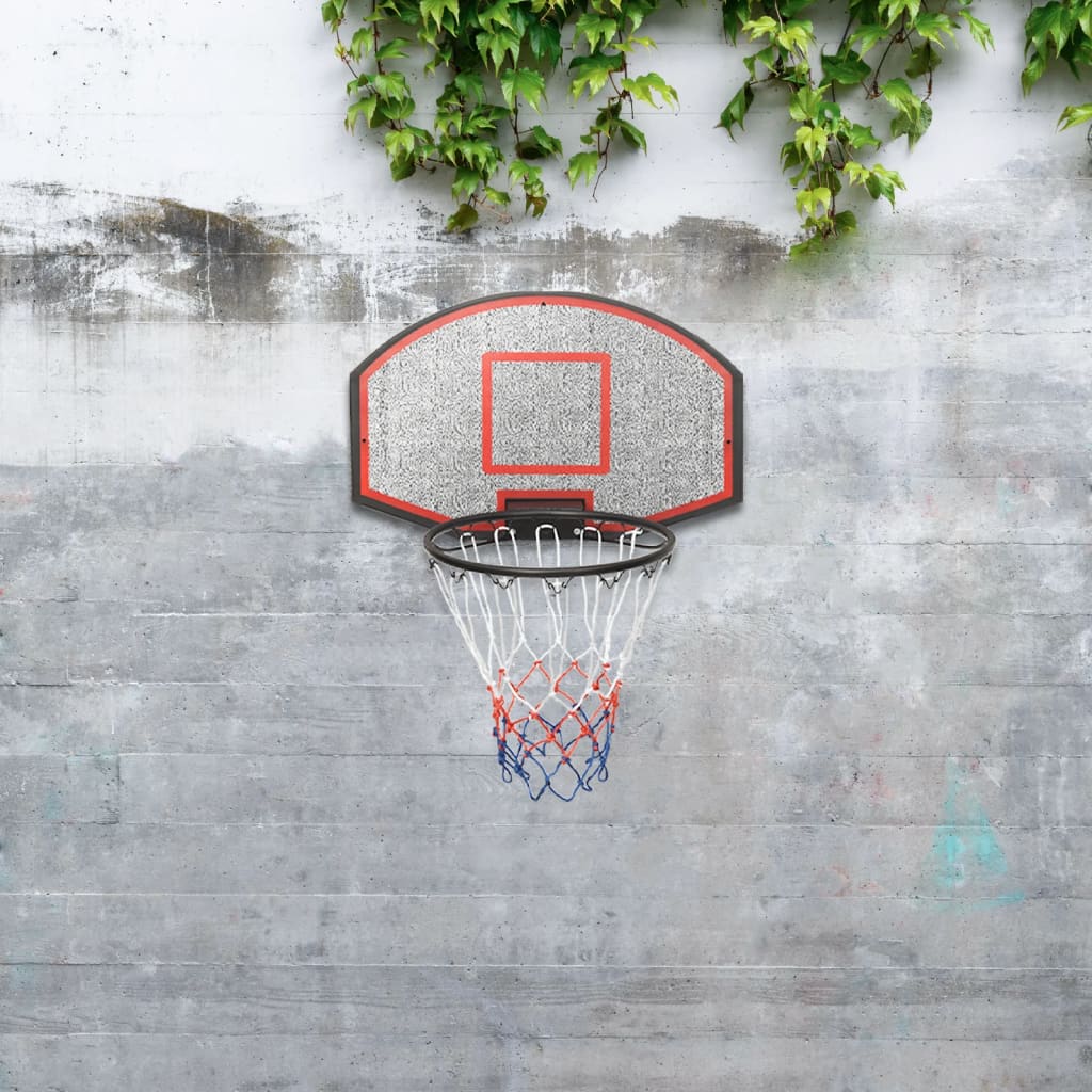 vidaXL Tablero de baloncesto polietileno 71x45x2 cm aro de baloncesto Color Blanco,  Negro, y mas