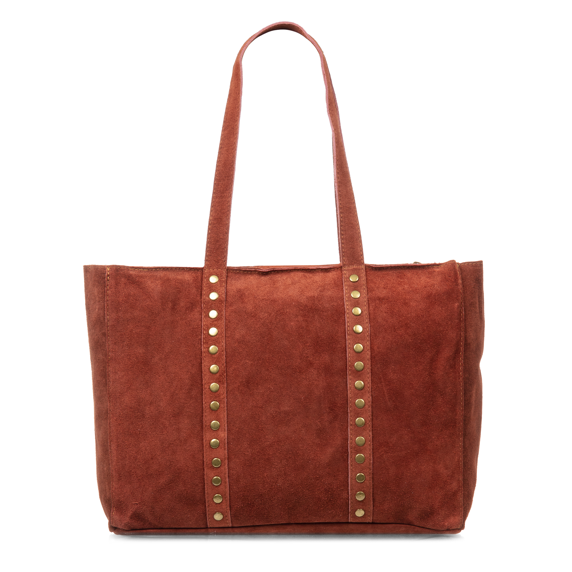 Firenze Artegiani. Alonte bolso de hombro mujer. Piel auténtica Gamuza. Made in Italy. Vera Pelle Italiana.