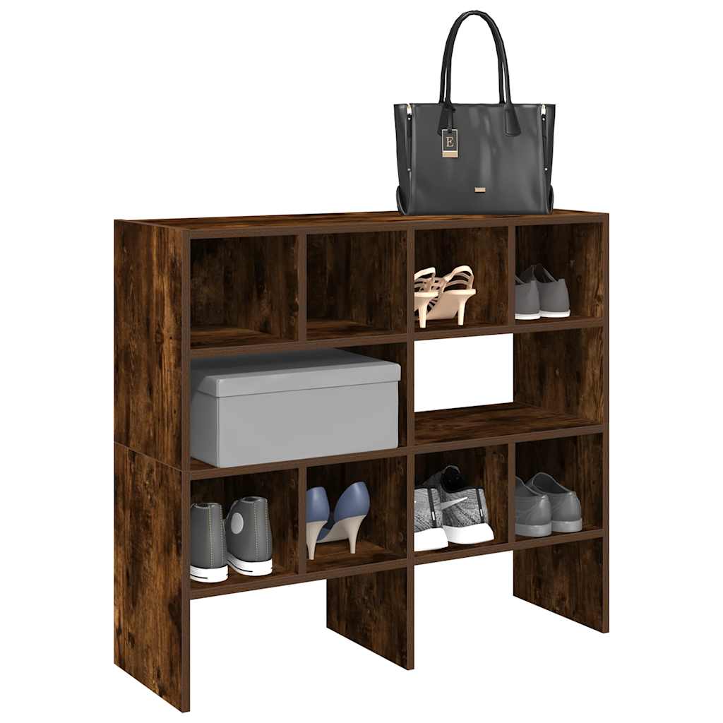 vidaXL Zapateros 2 uds apilables 89,5x30x40 cm en color Roble Sonoma/Gris hormigón/Marrón roble y más