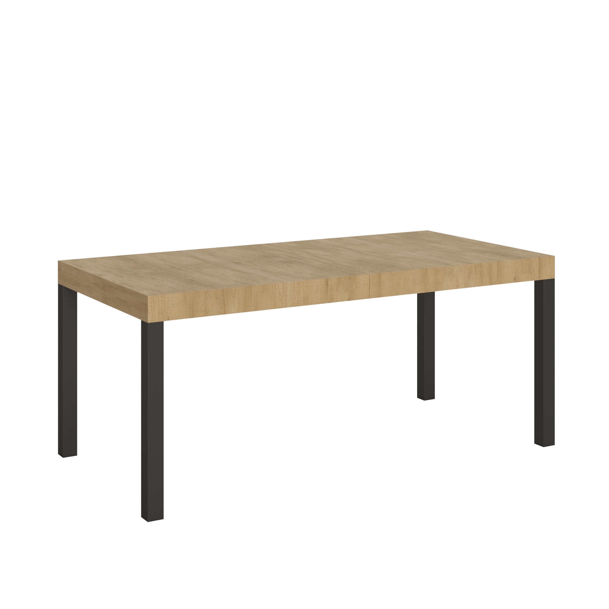 Mesa extensible 200/304x90 cm Everyday roble natural con patas antracita - Itamoby