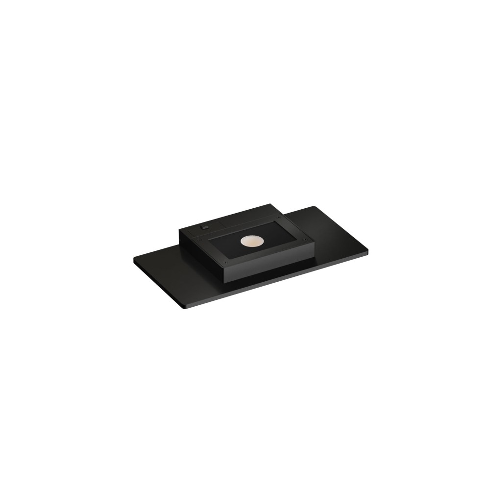 Mini Pla Nera - Aplique de pared LED de 20 W con interruptor CCT, 2700 K/3200 K/4000 K, aluminio, luz de pared ascendente - Beneito & Faure