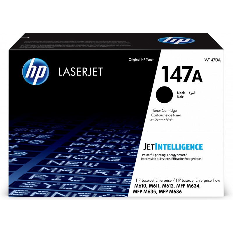 HP - LaserJet Cartucho de tóner Original 147A negro W1470A