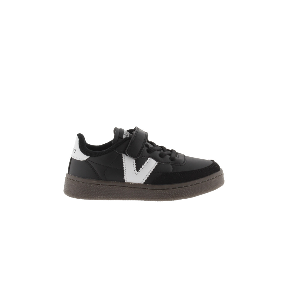 Victoria Oslo Zapatillas de efecto piel con piezas en contraste y suela marrón chocolate 1256100