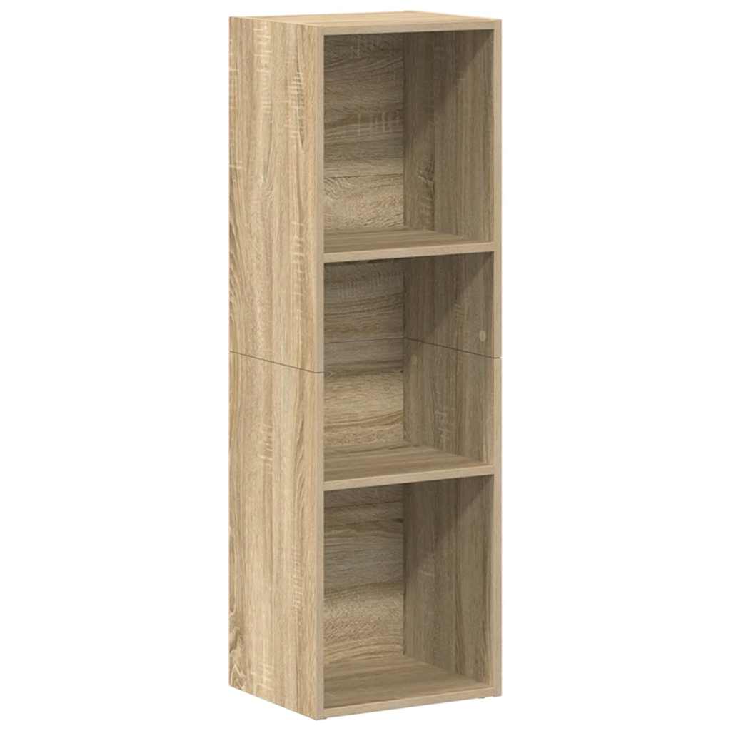 vidaXL Estantería madera de ingeniería 36x30x114 cm Multicolor