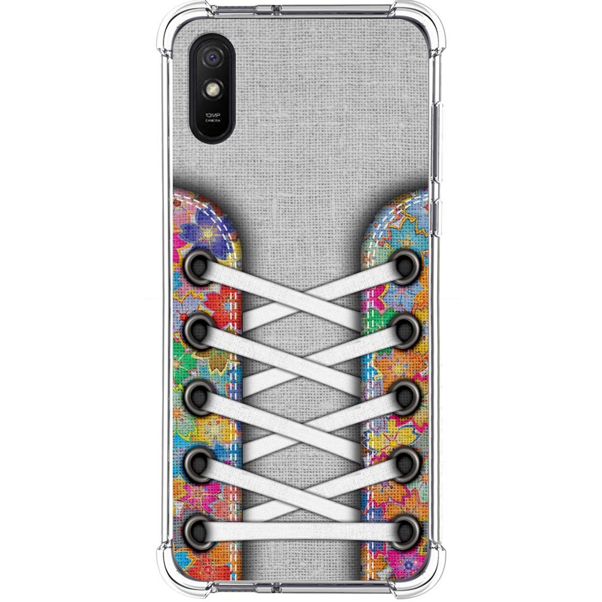 Tumundosmartphone Funda Silicona Antigolpes para Xiaomi Redmi 9A / 9AT diseño Zapatillas 04 Dibujos