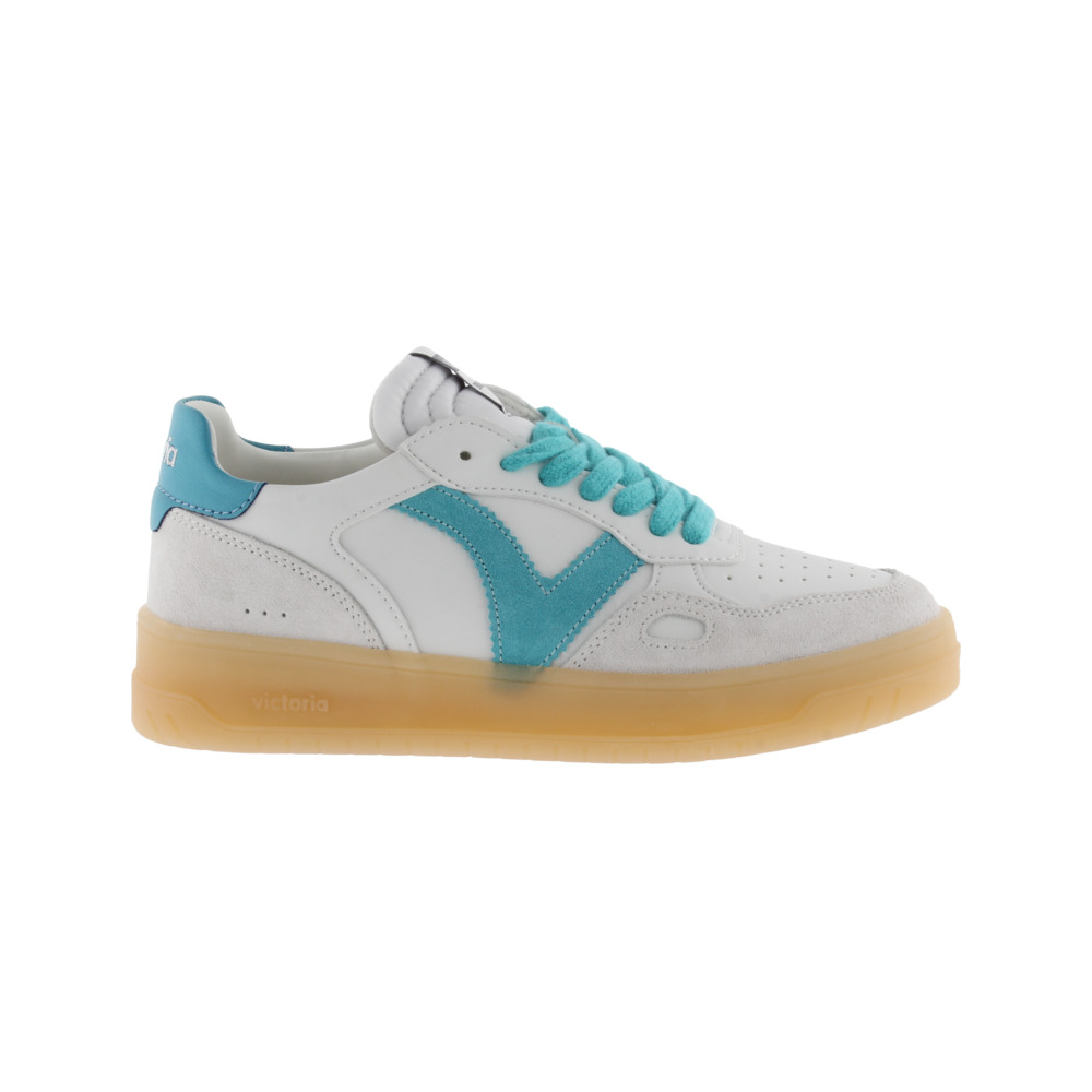Victoria Seúl Zapatillas de efecto piel con piezas de color y serraje y suela caramelo 1257129