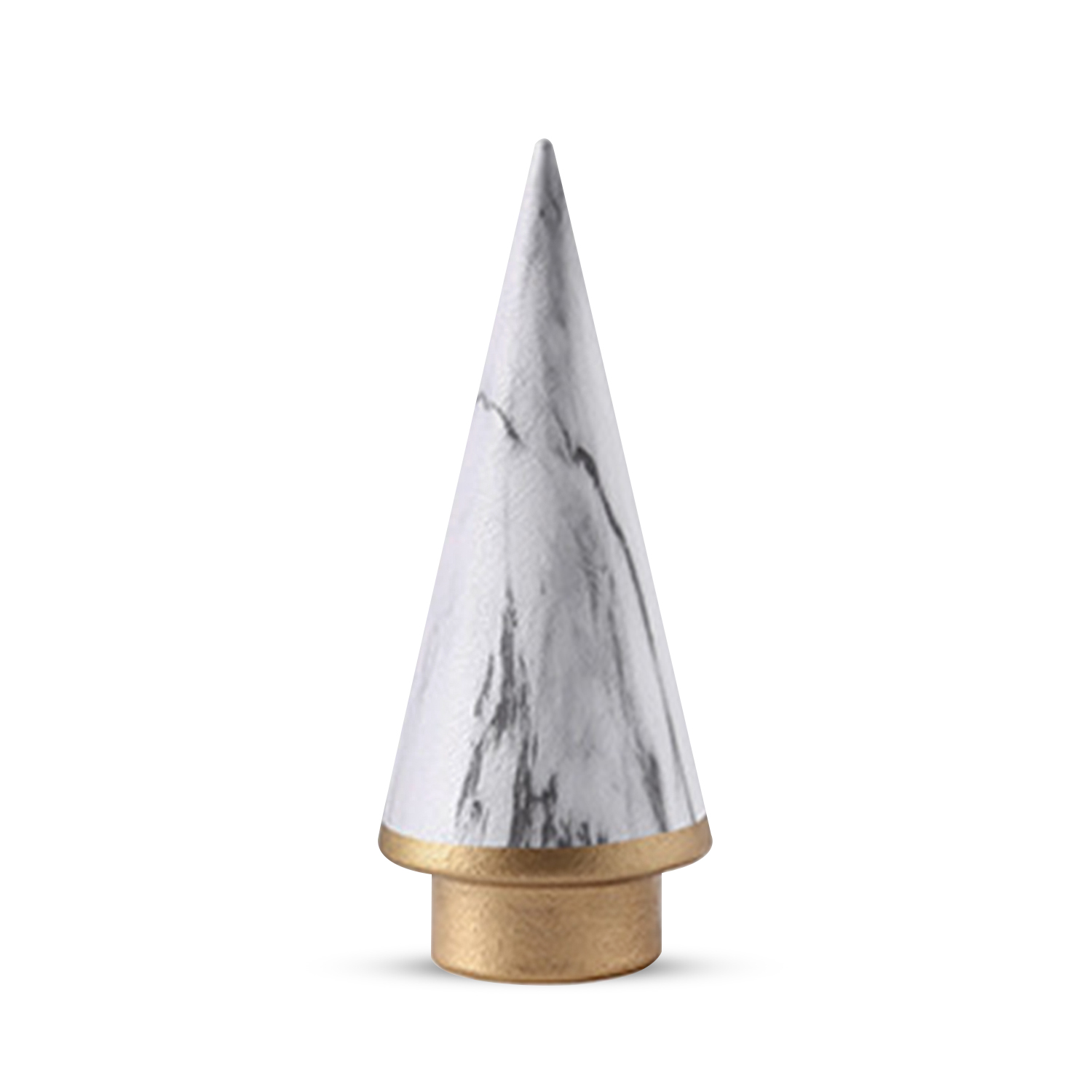 DAM. Figura decorativa Luxury Mármol Arbol de Navidad M. 9x9x21cm.