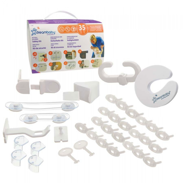 Maletín de seguridad infantil de 35 piezas Dreambaby