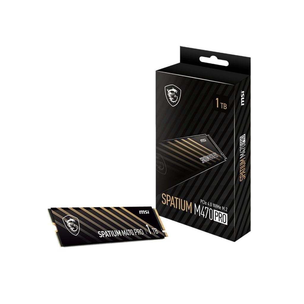 MSI - Disco duro SSD interno SPATIUM HD1127810 de 1 TB, formato M.2 2280 con interfaz PCIe Gen4 x4, lectura hasta 6000 MB/s y escritura hasta 5000 MB/s, ideal para gaming y creación de contenido