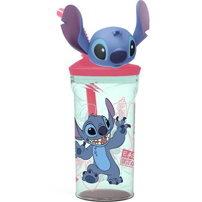 STOR VASO FIGURITA 3D 360 ML STITCH FLOWERS STITCH FLOWERS 7x7x23 Cms.