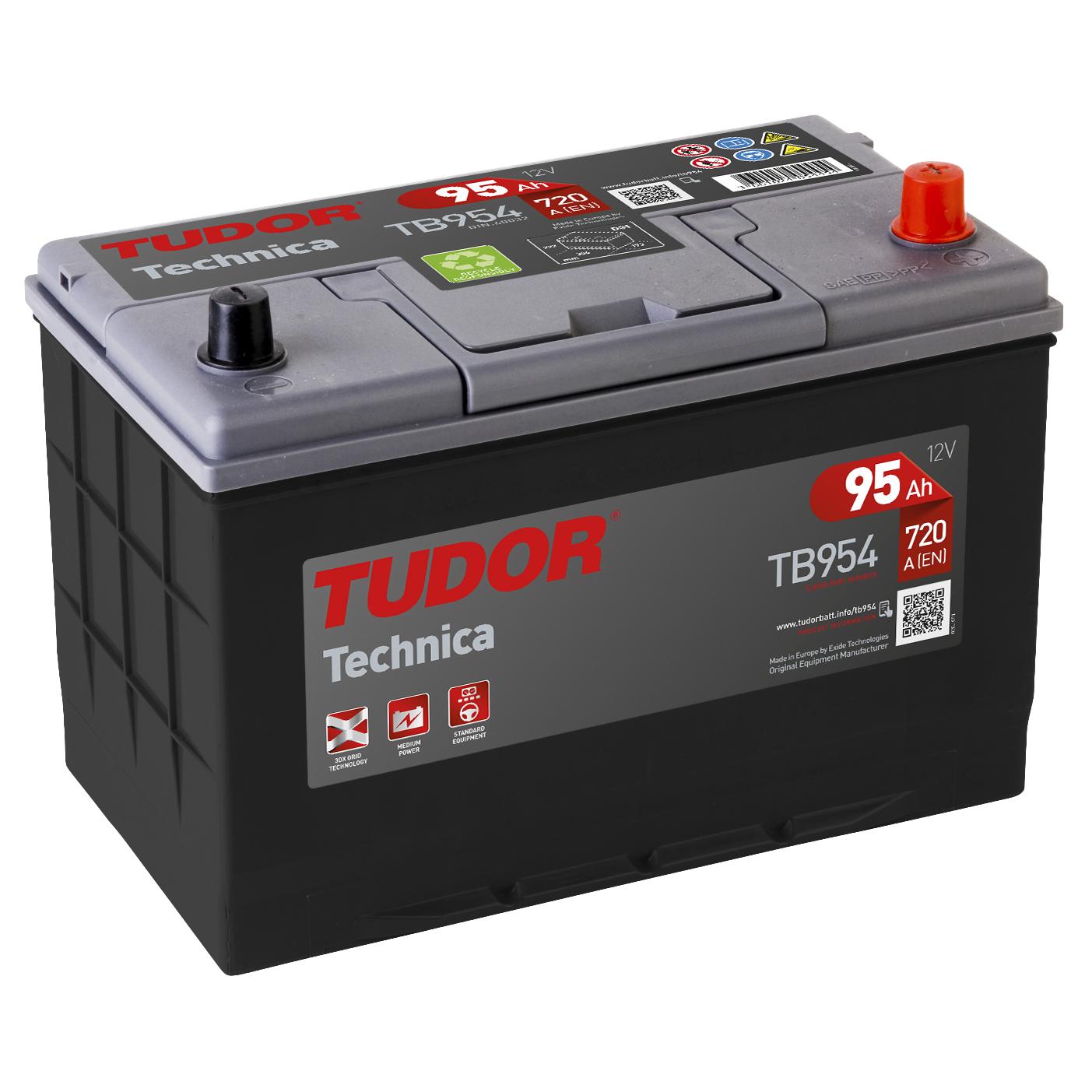 Tudor - Batería Tudor TB954 95.0 G7 para Vehículos - Alta Calidad