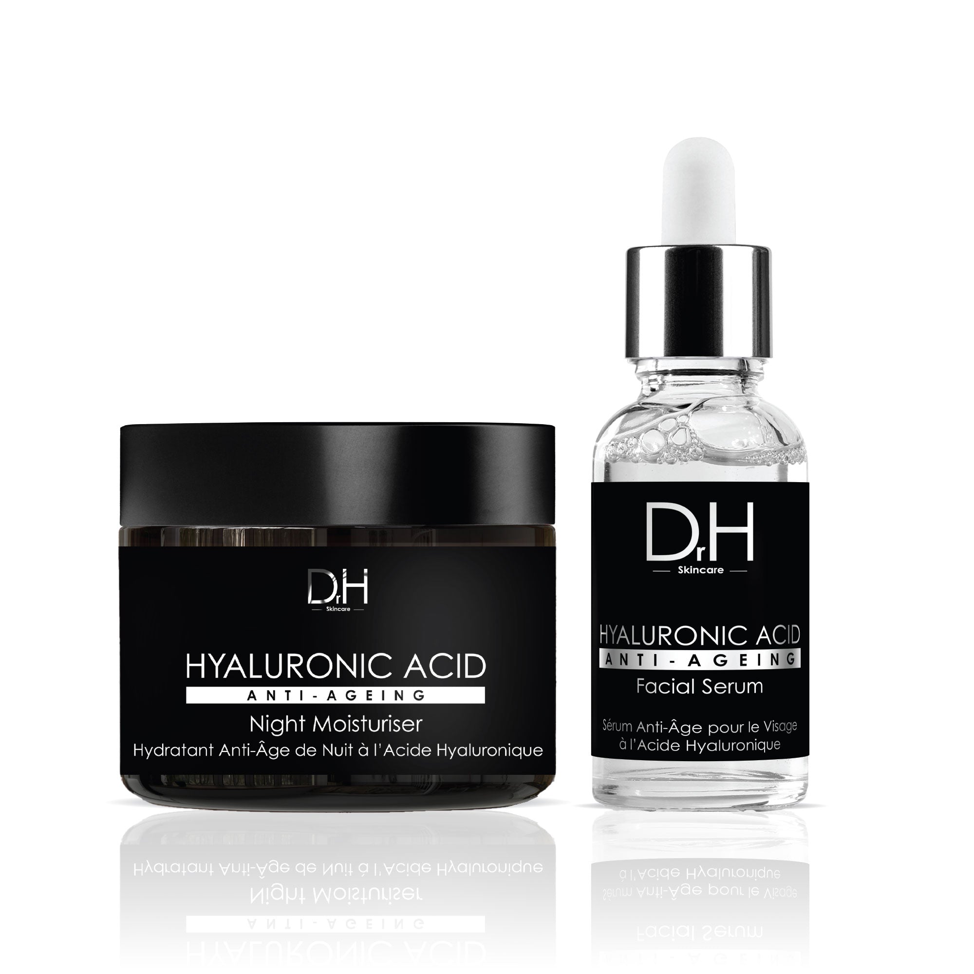 skinChemists Set de Regalo Retinol: Crema Noche 60ml y Sérum 30ml Antiedad y Rejuvenecedor
