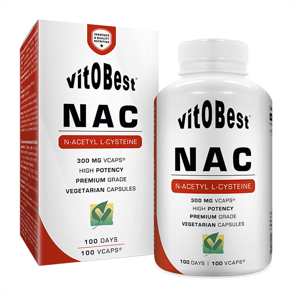 Vitobest - NAC (N-Acetyl L-Cysteine) - 100 Cápsulas vegetales de VitoBest