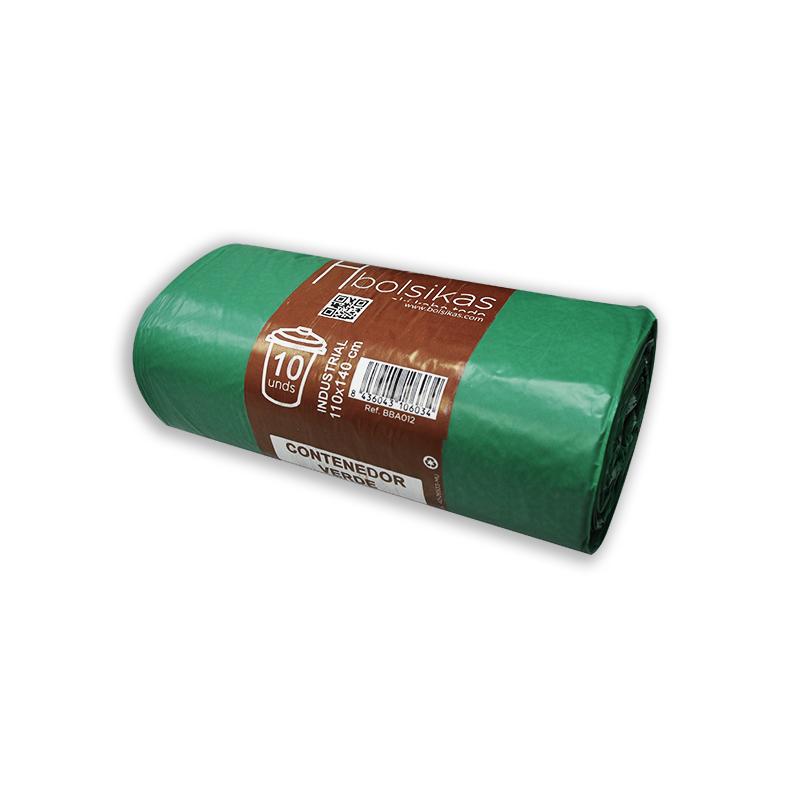 Bolsa basura industrial 110x140 verde