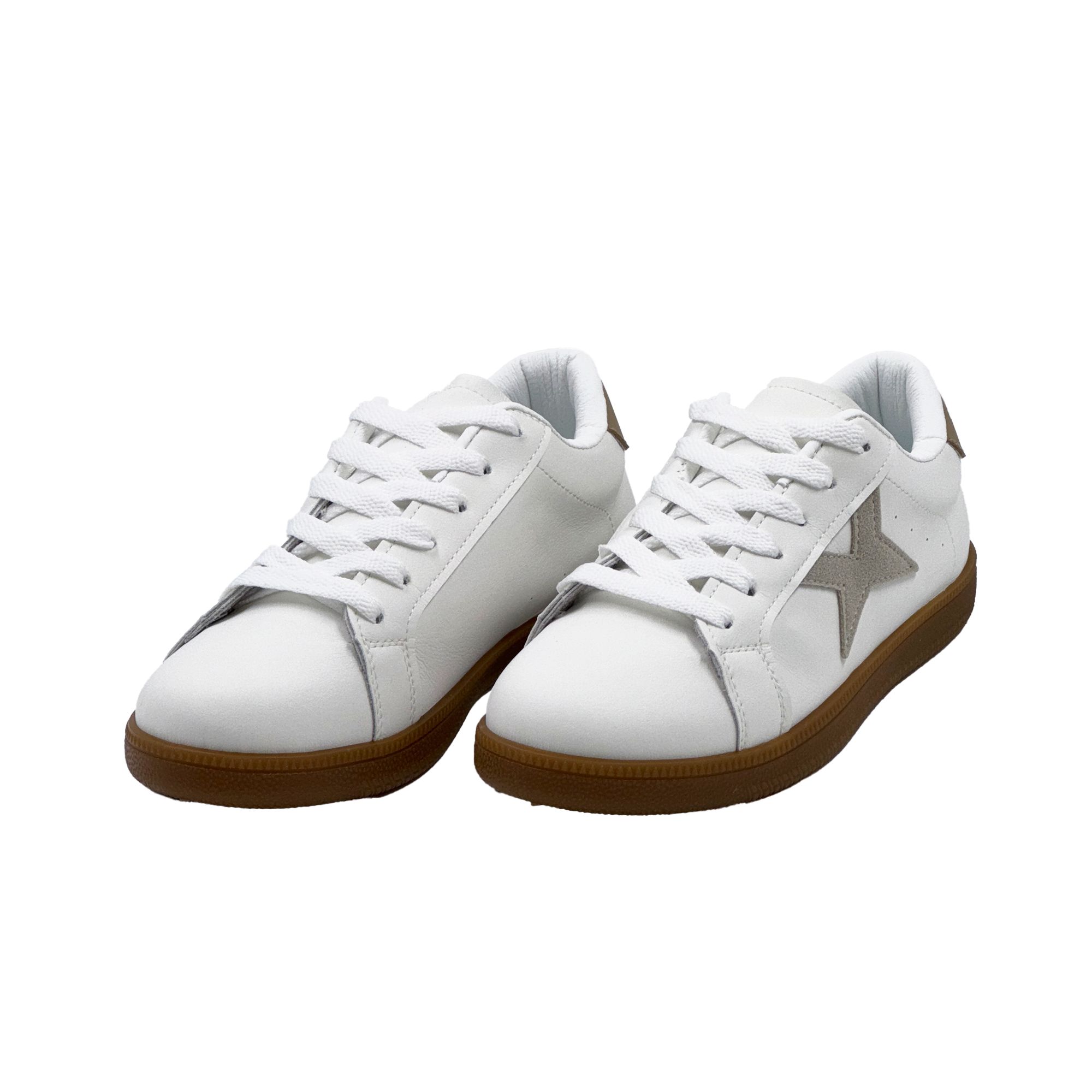 JZ Hermanos Urban star: Zapatillas blancas con detalle para mujer