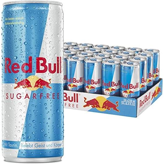 Red Bull - Red Bull Sugar Free 250ml Pack 24ud