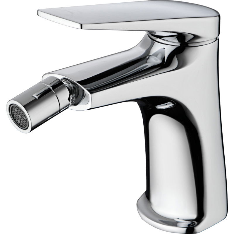 Imex Delos BDD055-2 grifo monomando bidé latón cromado sobre repisa